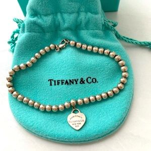 Return to Tiffany Heart Tag Bead Bracelet (4mm)